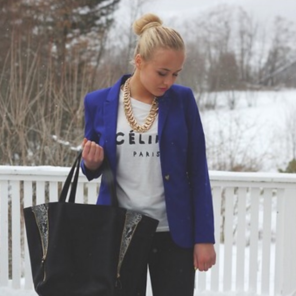 H&M Blue Blazer Size 10